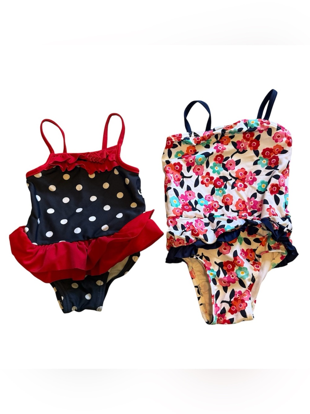 Baby Girl Swimsuit Set 2 Pack 6–12M Carter’s Old Navy Ruffle Swimwear